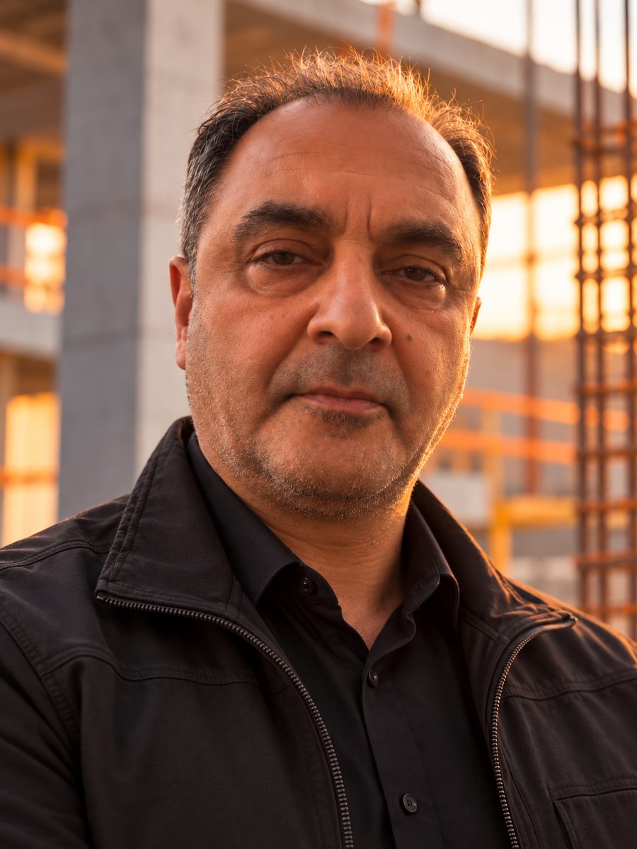 Turgay Molla, Bauleiter bei Eren Bewehrungstechnik